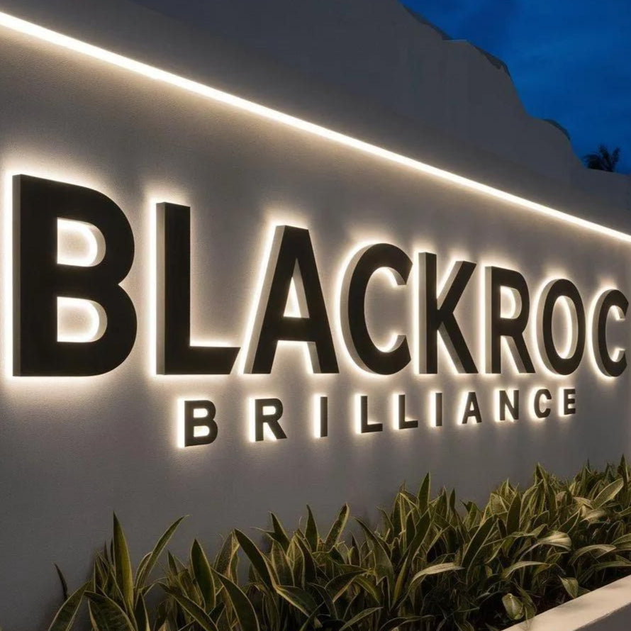 3D Metal Backlit Sign