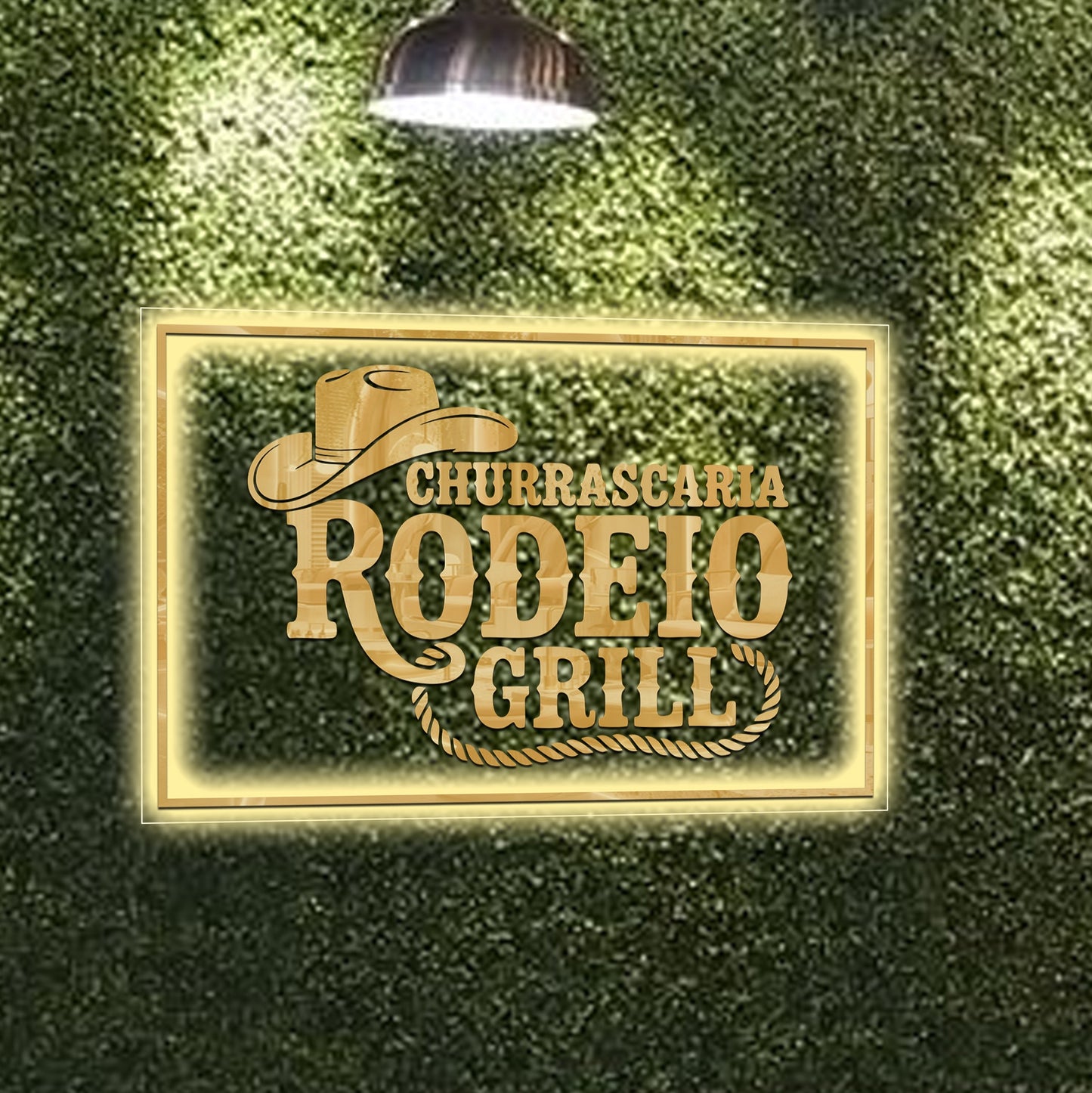 Rodeio Grill Acrylic Sign