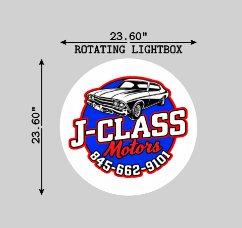 J Class Motors Spinning Lightbox