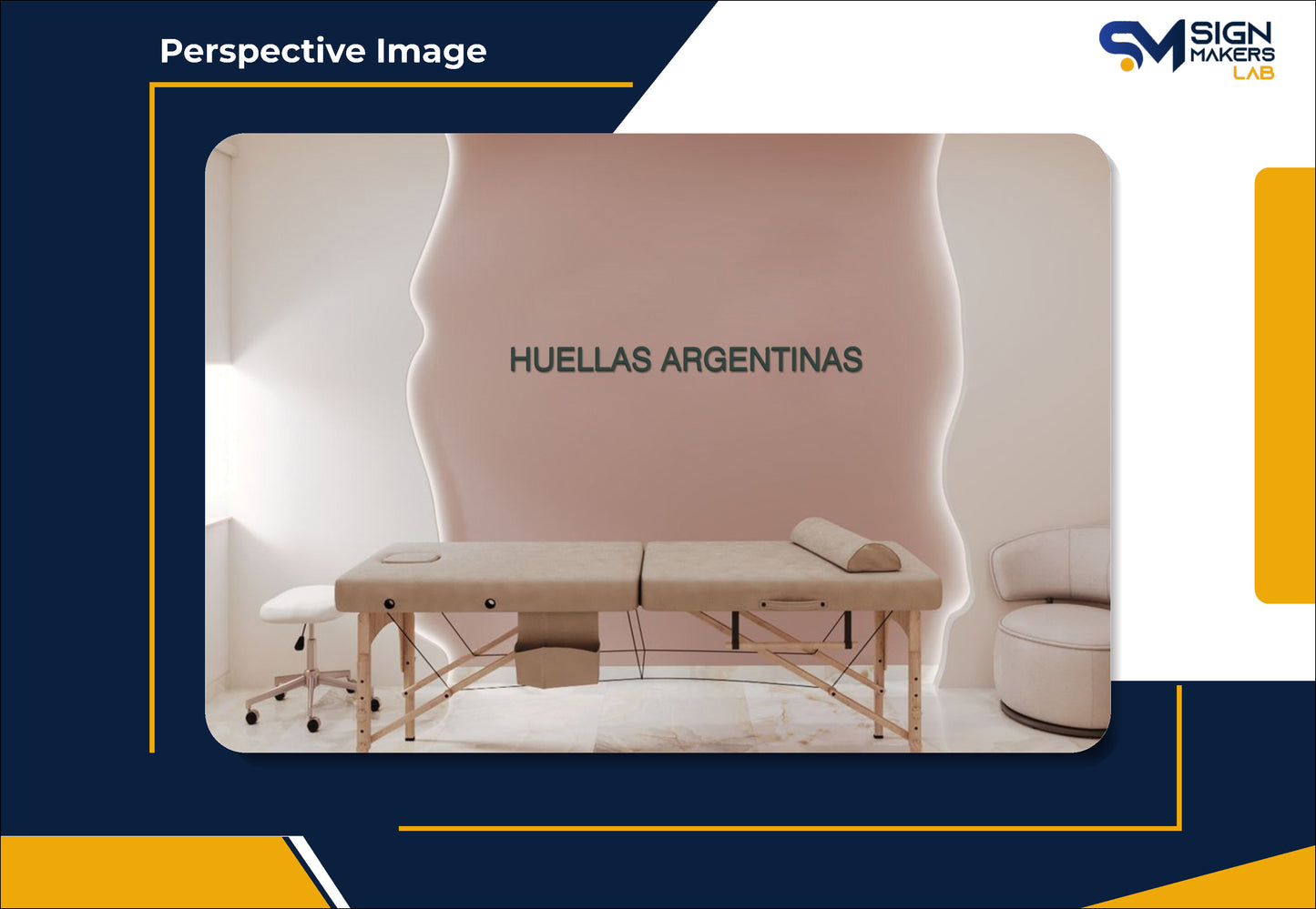 HUELLAS ARGENTINAS 2D Acrylic Letter Sign