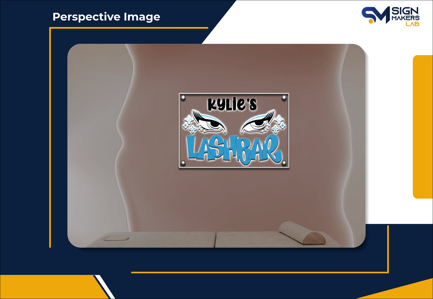 Kylie’s LashBar LLC 3D Metal Back-Lit