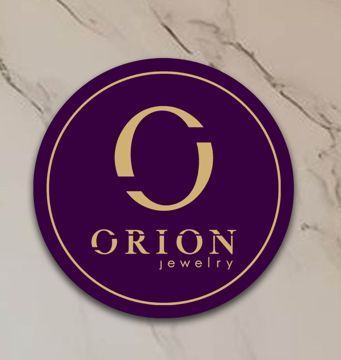 Orion Jewelry Studio Round Acrylic Sign