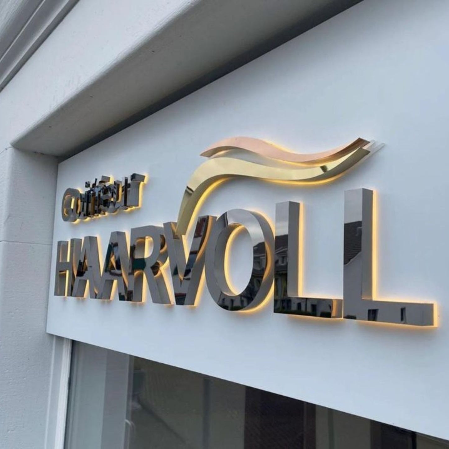 Custom 3D Metal Backlit Signs for Indoor and Outdoor Branding