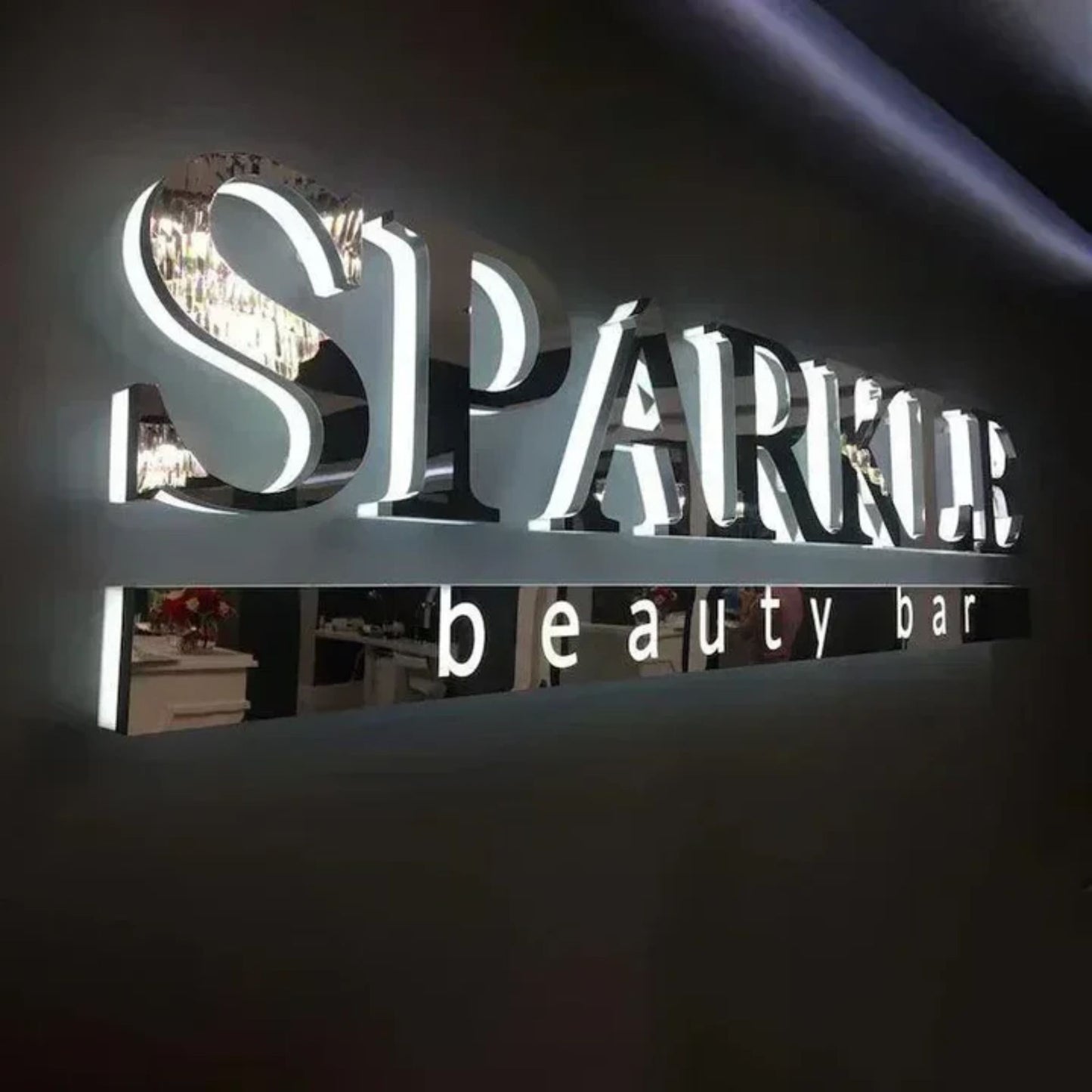 Custom 3D Metal Backlit Signs for Indoor and Outdoor Branding