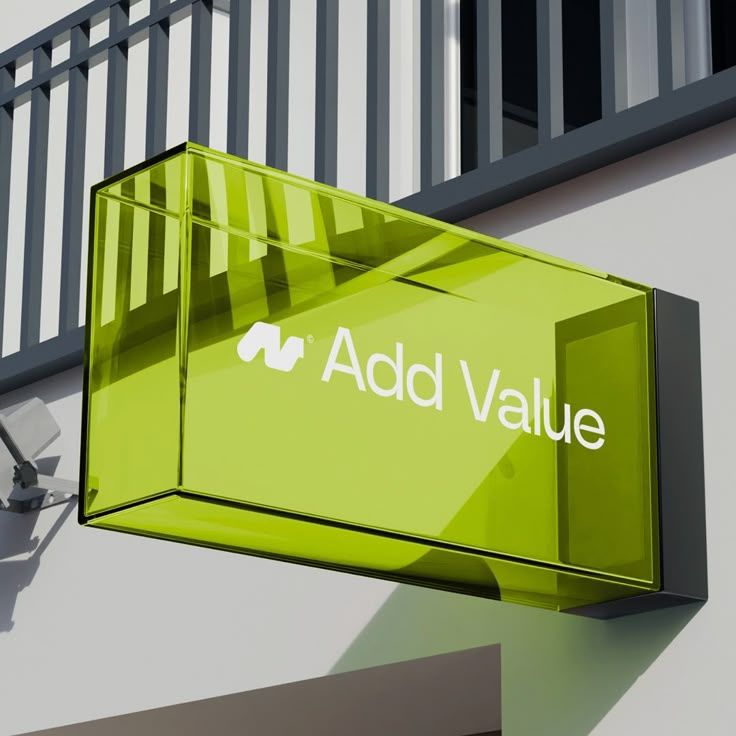 Transparent Acrylic Sign