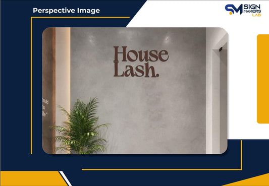 House Lash 2D Acrylic Letter Sign