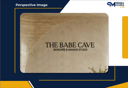 The Babe Cave- Skincare & Waxing Studio 2D Acrylic Letter Sign Signmakerslab