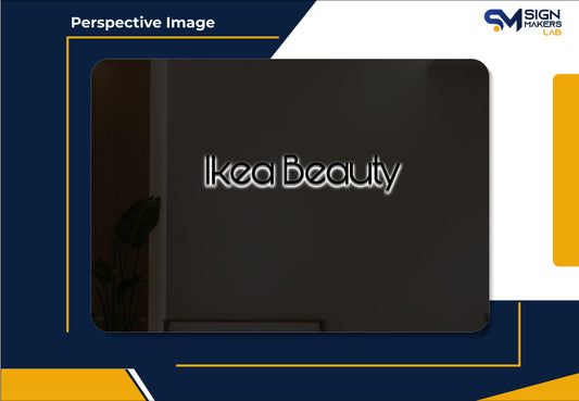 Ikea Beauty 3D Metal Back-Lit