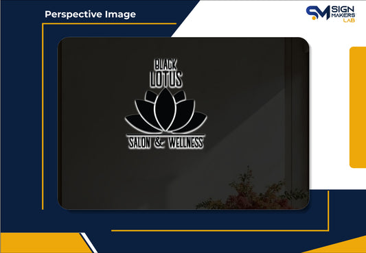 Black Lotus Salon & Wellness 3D Metal Back-Lit