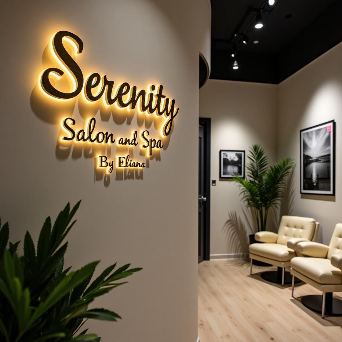 3D Metal Backlit Sign