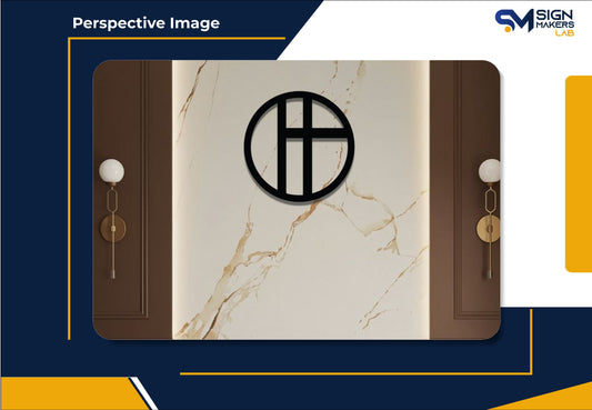 In Touch Salon spa Metal Floating Letters (2D) Signmakerslab