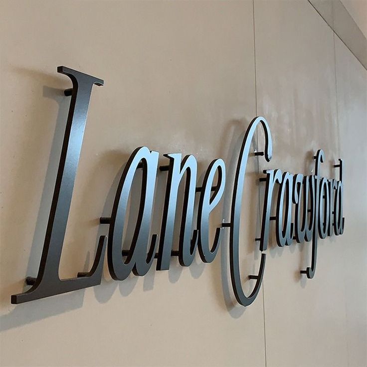 Floating Commmercial Sign Custom Metal Floating Signs | Sign Makers Lab USA