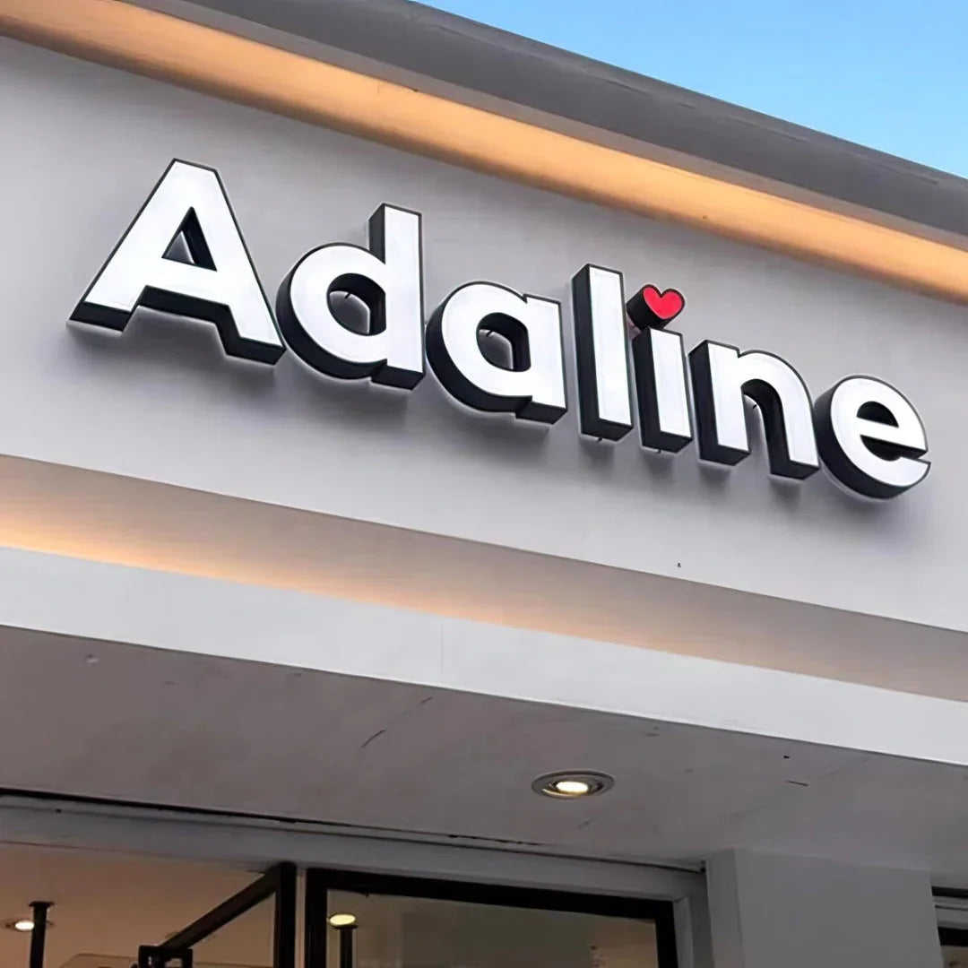 Custom 3D Front-lit Signs for Shops, Salons, Offices, and Storefronts Signmakerslab