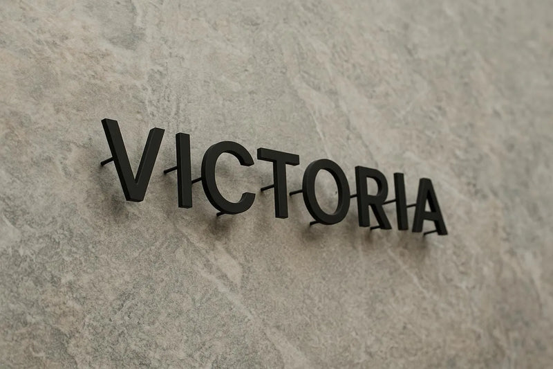 Metal Floating Letters