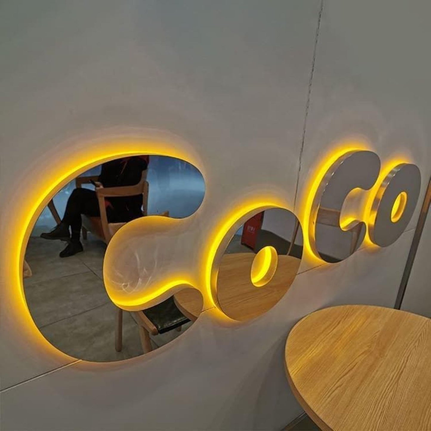 Custom 3D Metal Backlit Signs for Indoor and Outdoor Branding