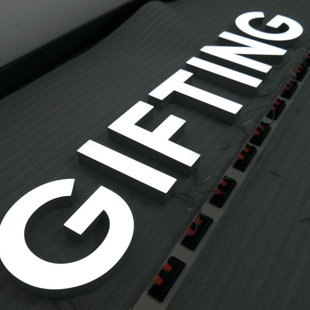 Custom 3D Front-lit Signs for Shops, Salons, Offices, and Storefronts Signmakerslab
