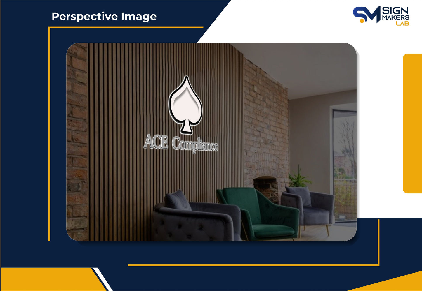 Aesthetic Compliance Experts 3D Metal Back-Lit Signmakerslab