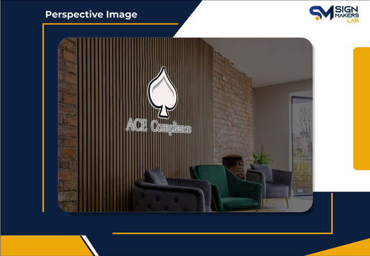 Aesthetic Compliance Experts 3D Metal Back-Lit Signmakerslab