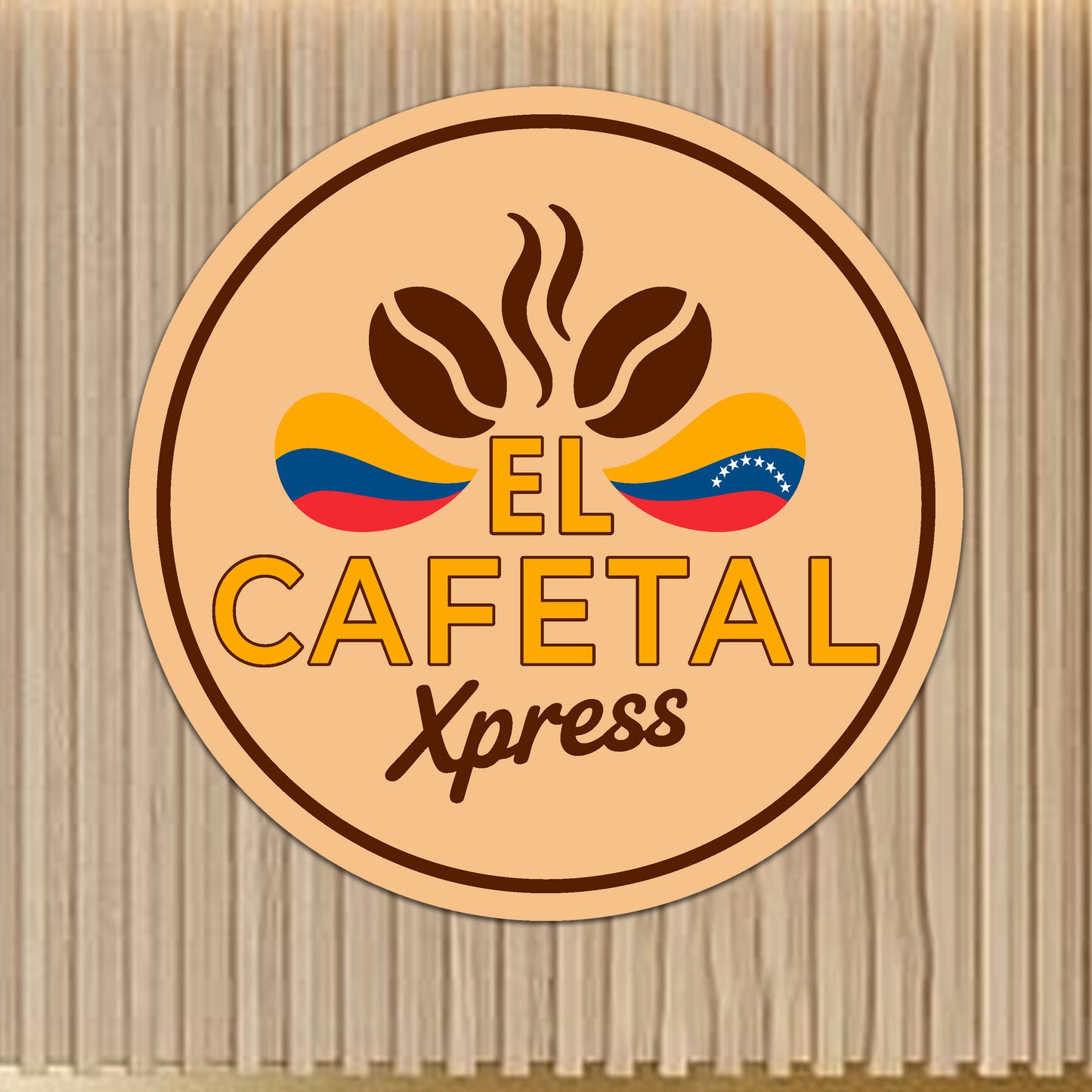 El Cafetal Xpress Round Acrylic Sign