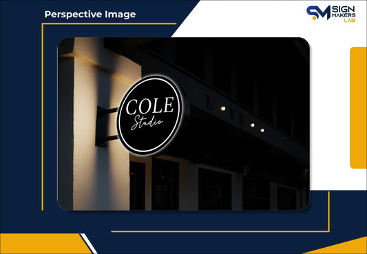 COLE studio 3D Lightbox Sign