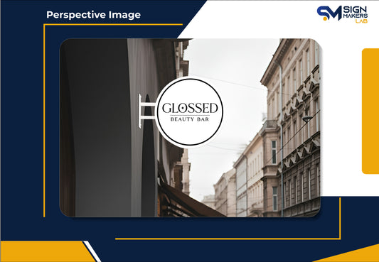 Glossed beauty bar 2D Blade Sign