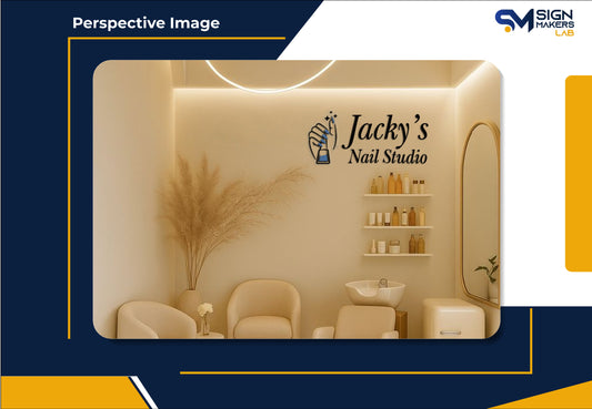 Jacky’s Nail Studio 2D Acrylic Letter Sign