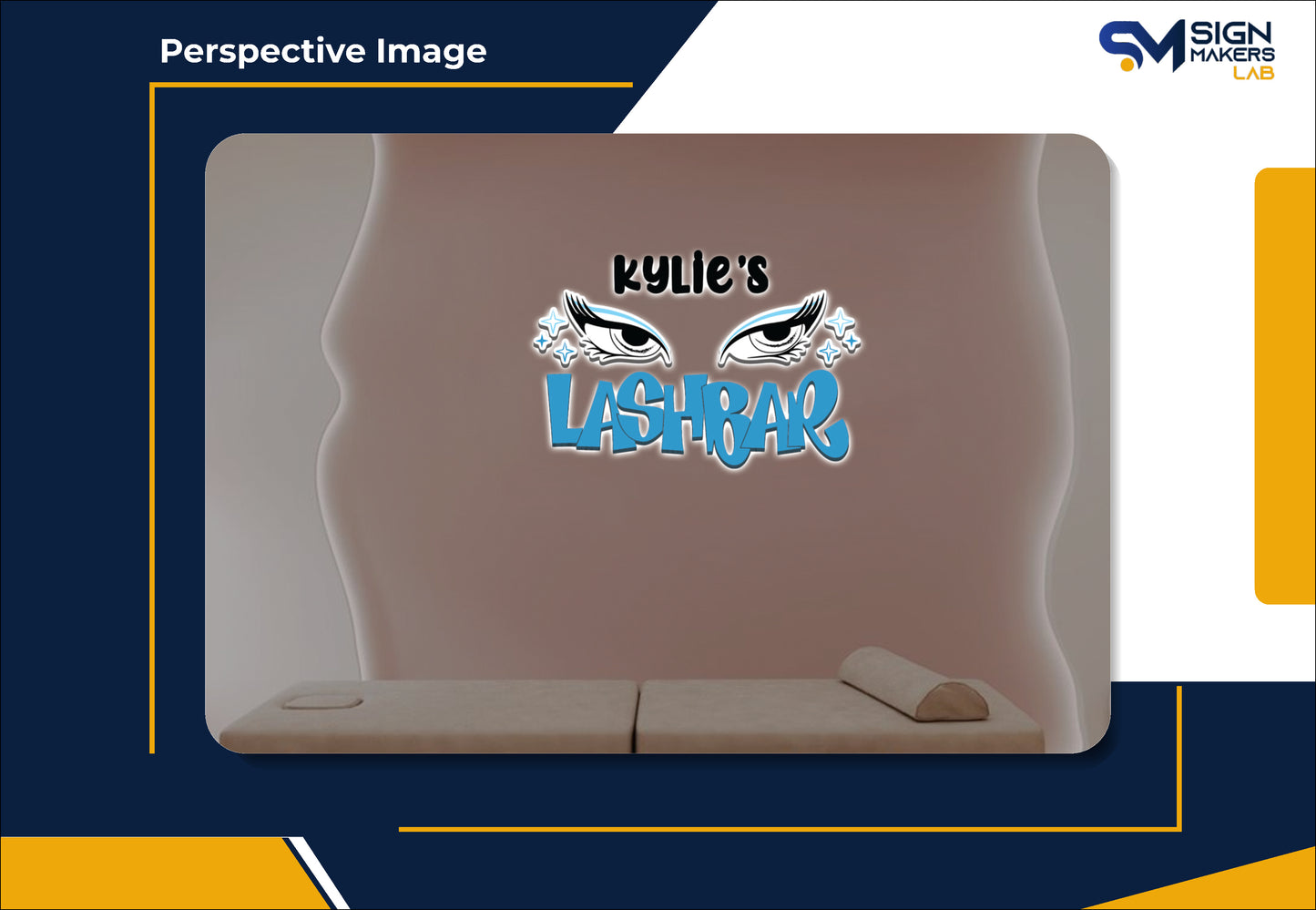 Kylie’s LashBar LLC 3D Metal Back-Lit