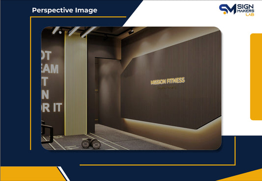 MISSION FITNESS 3D Metal Back-Lit