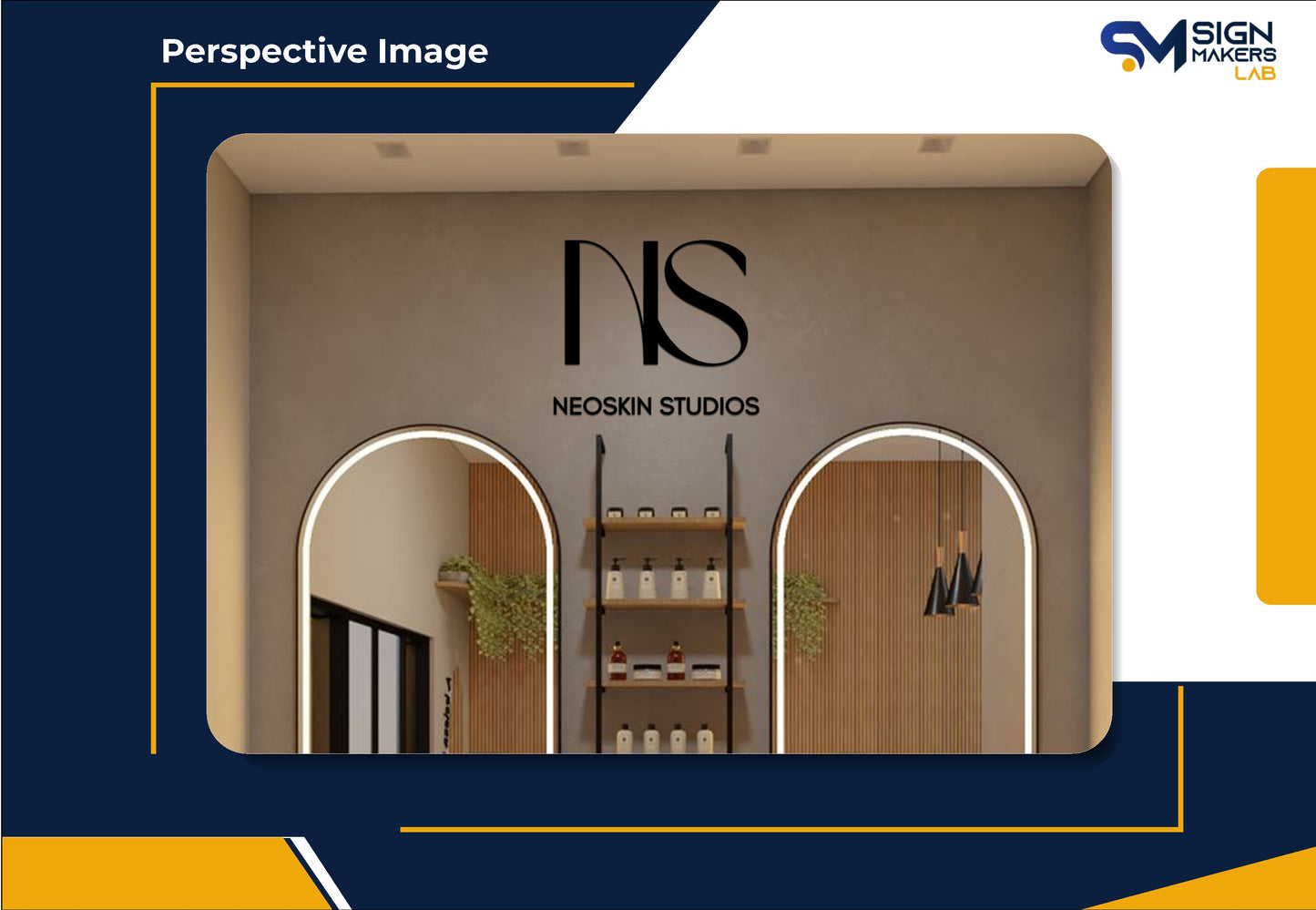 NeoSkin Studios 2D Acrylic Letter Sign Signmakerslab