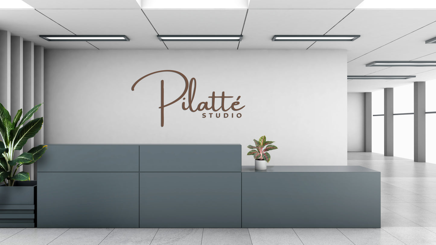 Pilates Studio 2D Acrylic Sign