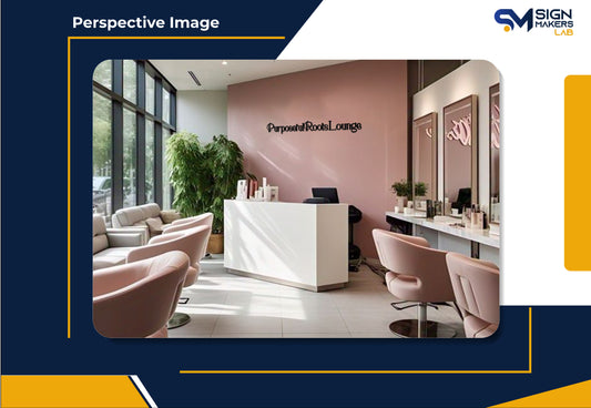 PurposefulRootsLounge 2D Acrylic Letter Sign