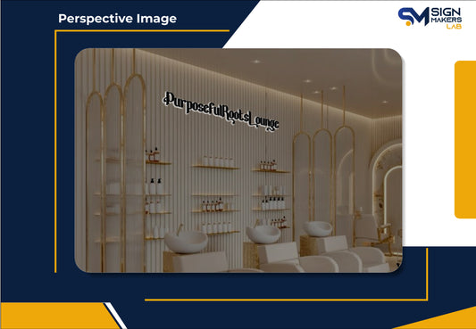 PurposefulRootsLounge 3D Metal Back-Lit