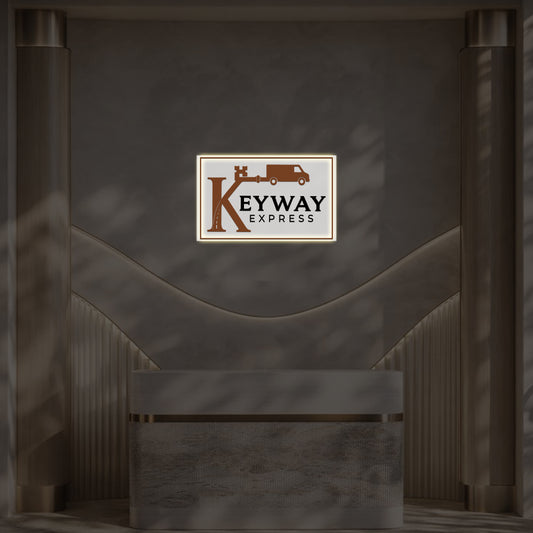 Keyway Express Rectangle Acrylic Sign