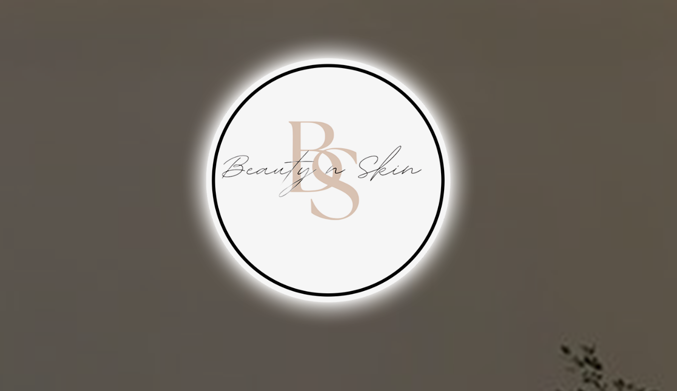 BS BeautynSkin Round Acrylic Sign