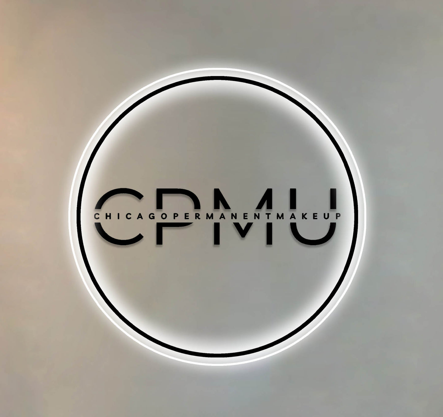 CPMU Round Acrylic Sign