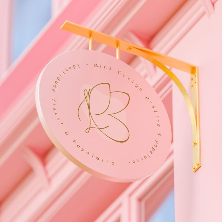 Personalized Outdoor Round Blade Logo Sign