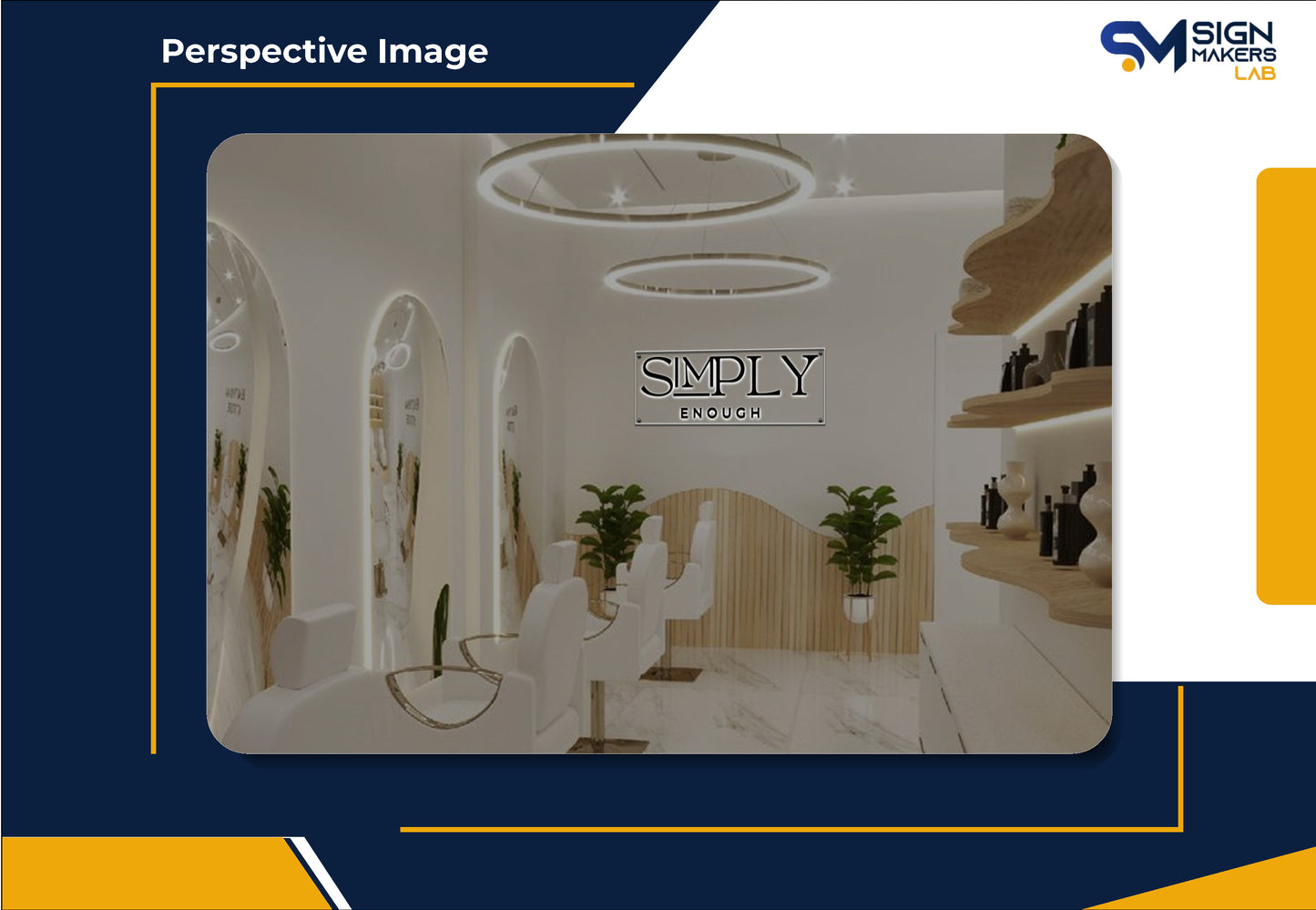 Simply Enough 3D Metal Back-Lit