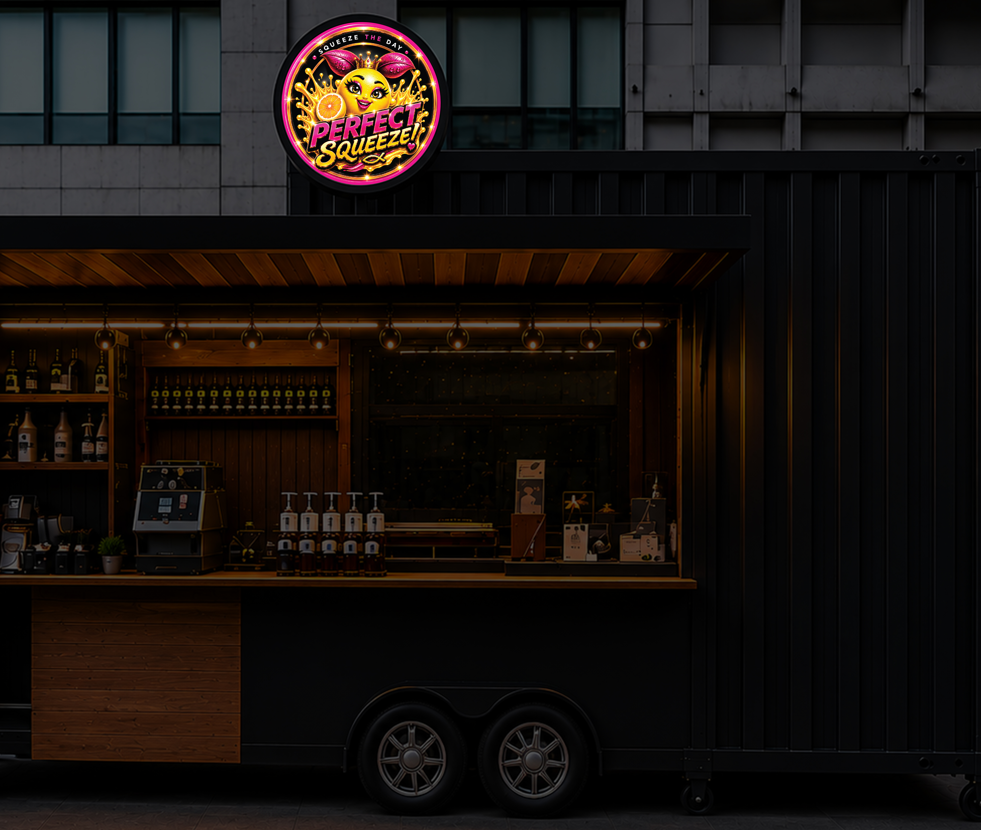 Perfect Squeeze Lightbox Sign