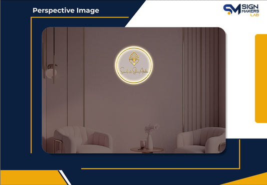 Scalp & Skin Atelier Round Acrylic Sign