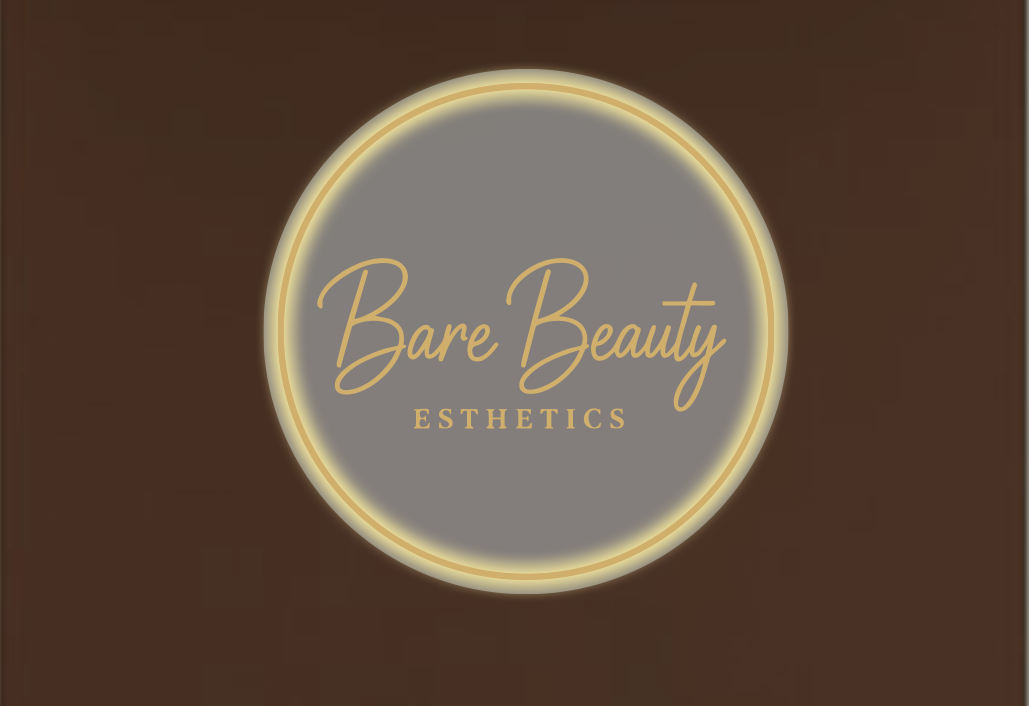 Bare Beauty Aesthetics Round Acrylic Sign