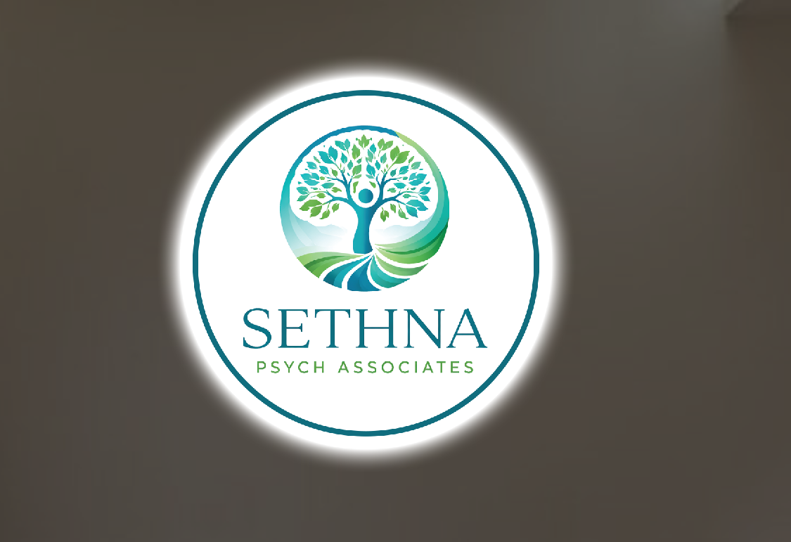 SETHNA Psych Associates Acrylic Sign