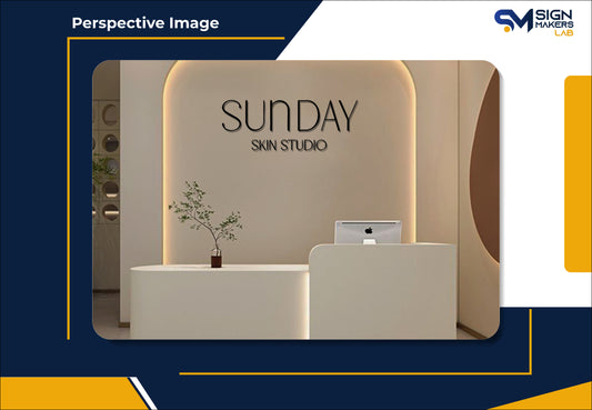 Sunday Skin Studio Metal Floating Letters (2D)