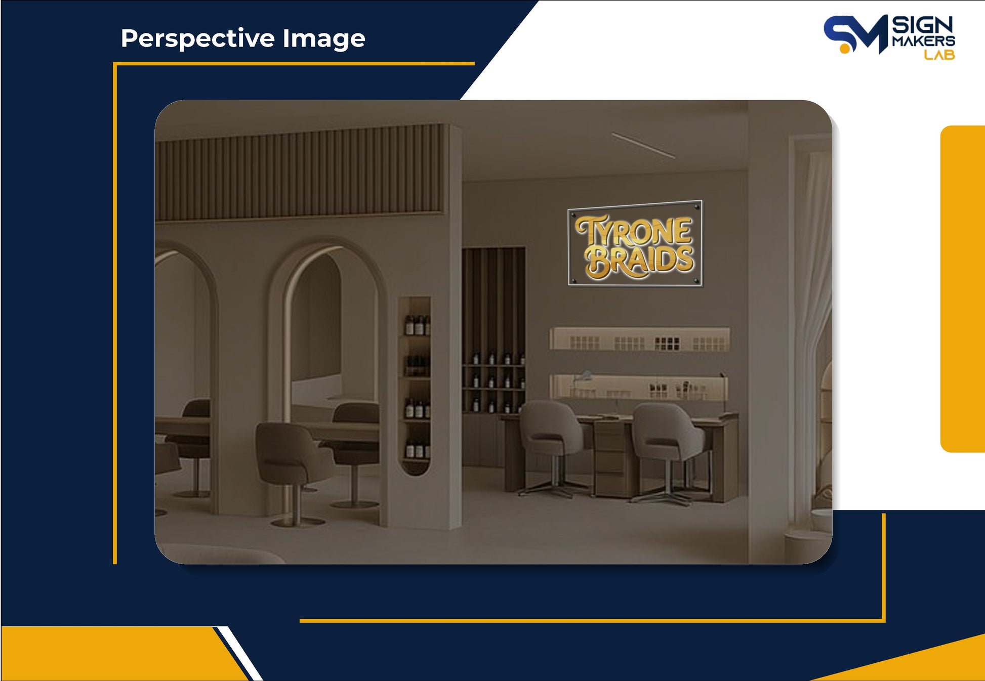 Tyrone.braids 3D Metal Back-Lit Signmakerslab