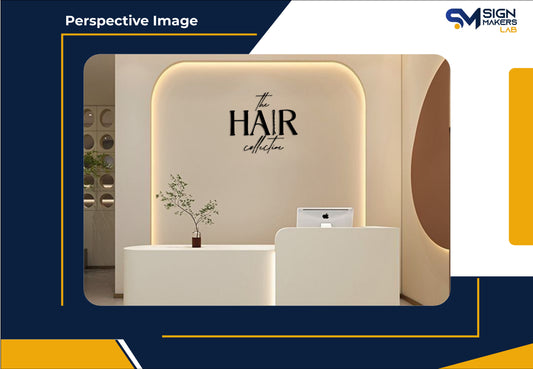 The Hair Collective 2D Acrylic Letter Sign