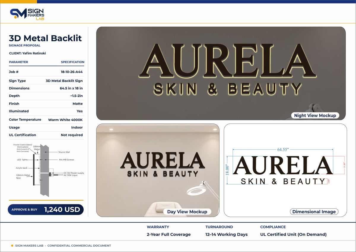 Aurela Skin & Beauty Signs