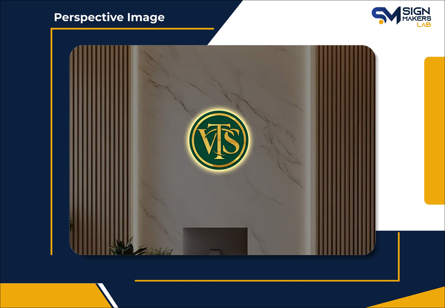 Valle Tax Solutions Round Acrylic Sign V2 Signmakerslab