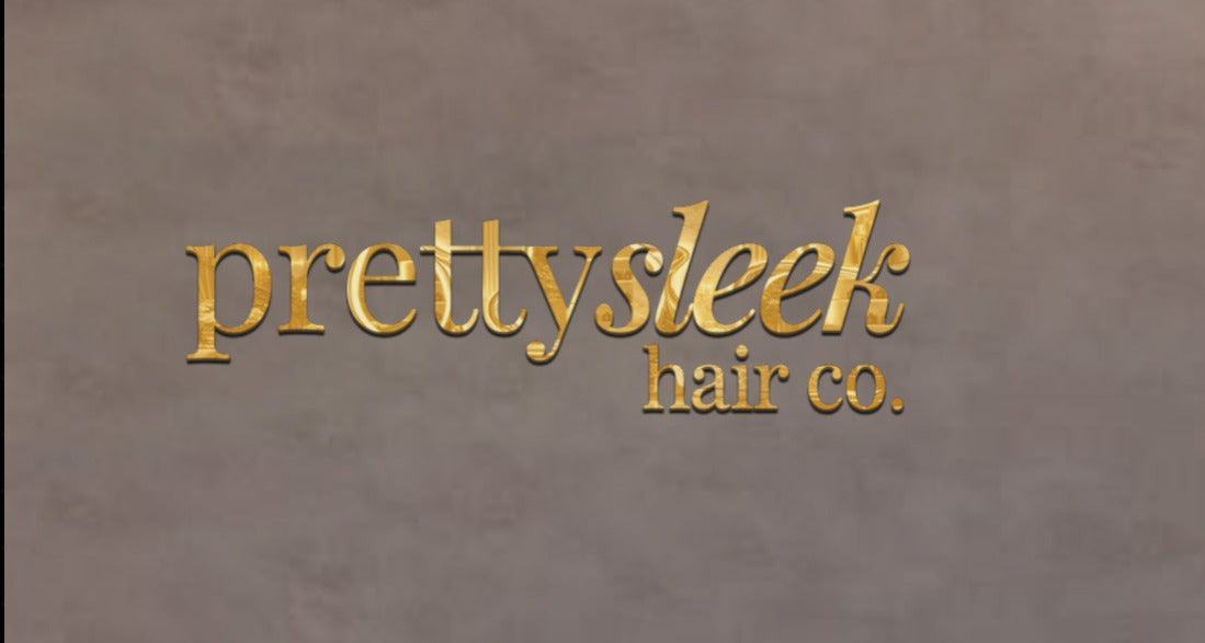 Metal Coated Acrylic Letters-Pretty Sleek Hair Co