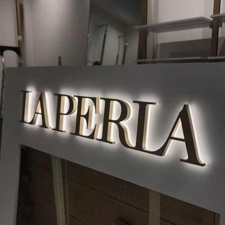 3D Metal Backlit Sign