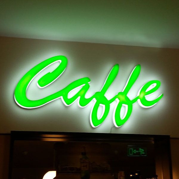 3D Acrylic Front lit Sign