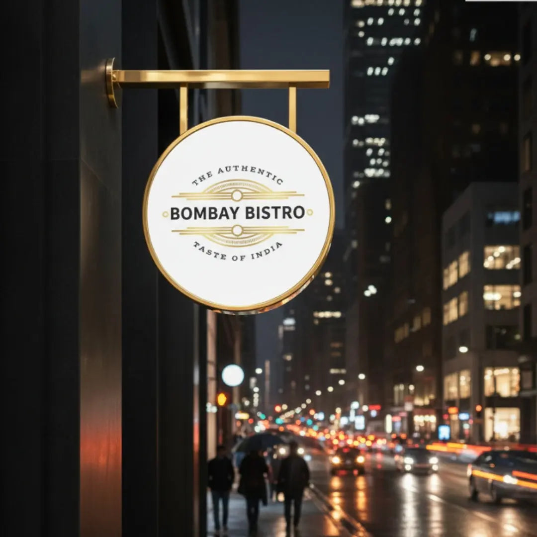 custom outdoor lightbox signs